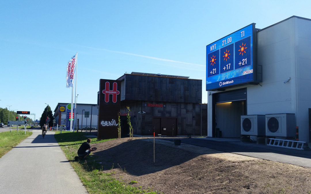 Ulkonäyttö – GoWash Konala