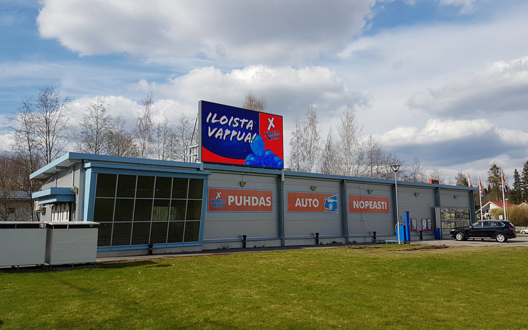 Ulkonäyttö – XpressWash Hyvinkää