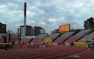 Jumboscreen Suomen virkaatekevän päästadionin keskipisteenä