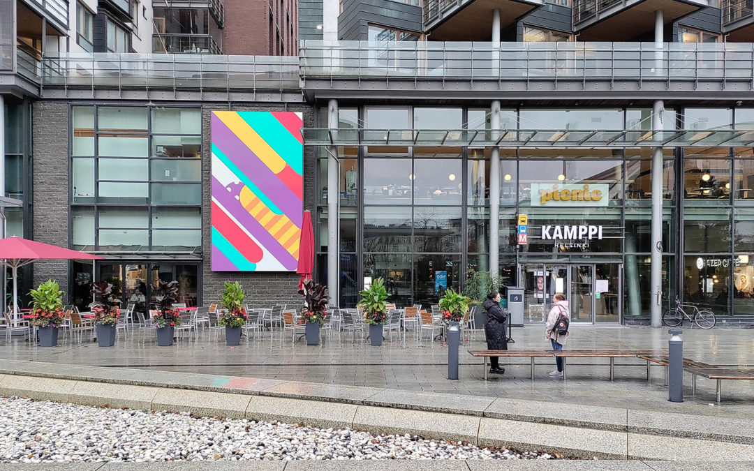 Ulkonäyttö – Kamppi Tennispalatsinaukio